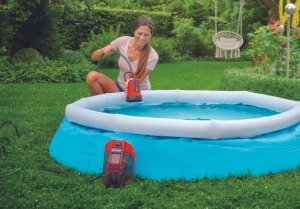 Einhell Einhell cordless clear water pump GE-SP 18 LL Li, submersible / pressure pump (red/black, Li-ion battery 4Ah) 2