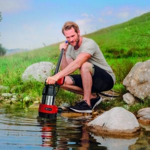 Einhell Einhell dirty water pump GC-DP 9040 N, submersible / pressure pump (red / stainless steel, 900 watts) 7