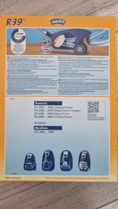 Worek do odkurzacza Melitta Swirl vacuum cleaner bags R39 MicroPor Plus AntiBac Green (4 bags + 1 filter, for Rowenta, Moulinex) 2