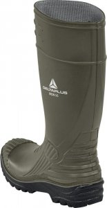 Delta Plus IRON S5 SRC - obuwie wysokie bezpieczne cholewka PVC, ochrona kostek, podnosek i wkładka stal nierdzewna - Żółto-czarny - 38-48. 48 5