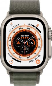 Smartwatch Apple Watch Ultra GPS + Cellular 49mm Titanium Case Alpine Loop Small Zielony  (MNHJ3FD/A) 2