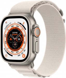 Smartwatch Apple Watch Ultra GPS + Cellular 49mm Titanium Case Alpine Loop Large Biały  (MQFT3FD/A) 1