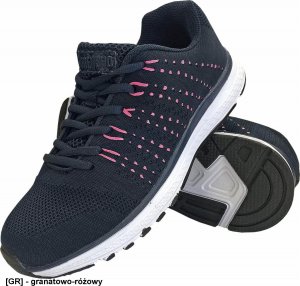 Grensho BSTEAM - lekkie i wygodne buty sportowe, wierzch materiał tekstylny, podeszwa EVA - granatowo-pomarańczowy 45 4