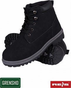 Grensho BHORTEN - lekkie buty typu trzewik HORTEN, skóra syntetyczna, podeszwa PCV - granatowy 36 4