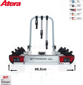 Atera Strada DL3 (022 601) - bagażnik rowerowy na hak na 3 rowery 3