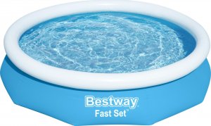 Bestway Bestway Fast Set above ground pool set, 305cm x 66cm, swimming pool (blue/white, with filter pump) 1