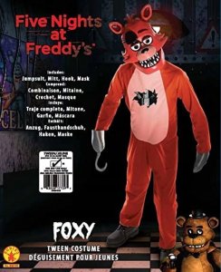 Rubies five nights at freddy's kostium 5-7 lat foxy fnaf 2