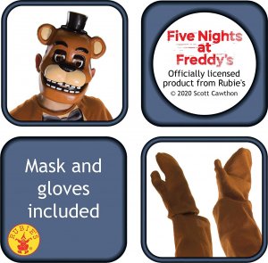 Rubies five nights at freddy's kostium 5-7 lat freddy 4