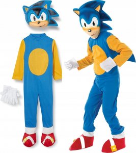 Rubies sonic the hedgehog kostium 3-4 lat rubie's maska 8