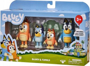 Figurka Bingo Zestaw 4 figurek bingo bandit bluey & family 2