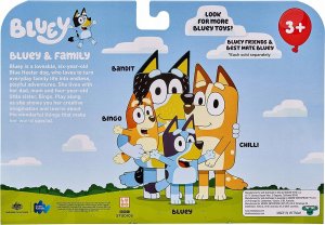 Figurka Bingo Zestaw 4 figurek bingo bandit bluey & family 4