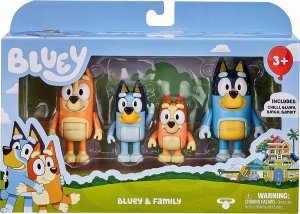 Figurka Bingo Zestaw 4 figurek bingo bandit bluey & family 5
