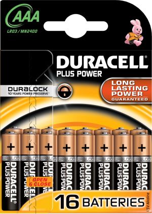 Duracell Bateria Plus Power AAA / R03 16szt. 1