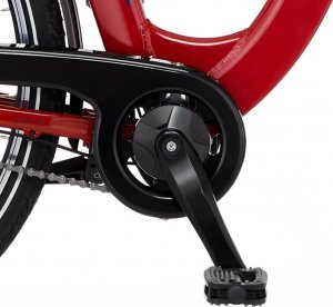 Rower elektryczny Fischer Citia 1.0 28" czerwony 4