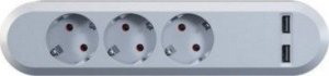 Listwa zasilająca Bachmann Bachmann USB SMART 381.801, 3-way power strip (white) 1