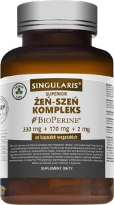 Singularis-Herbs Singularis Żeń-szeń Bioperine Complex 60 kapsułek - WYSYŁAMY W 24H! 1