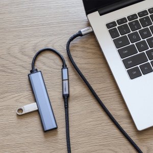 Kabel USB Reagle USB-C - USB-C 1 m Czarny 3