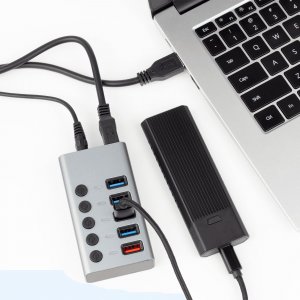 HUB USB Reagle PRO 4x USB-A 3.2 Gen1 3