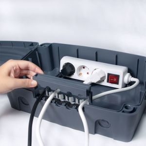 Organizer LogiLink Maskownica Szary 1 sztuka  (LPS223) 8