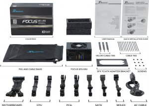 Zasilacz SeaSonic Focus SPX 2021 650W (FOCUS-SPX-650) 10