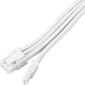 SilverStone SilverStone power supply extension cable SST-PP07E-PCI8W-V2, PCIe 8pin (6+2) (white, 30cm) 2