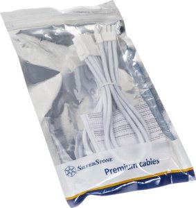 SilverStone SilverStone power supply extension cable SST-PP07E-PCI8W-V2, PCIe 8pin (6+2) (white, 30cm) 5