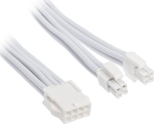 SilverStone SilverStone power supply extension cable SST-PP07E-EPS8W-V2, EPS 12V 8pin (4+4) (white, 30cm) 2