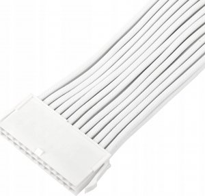 SilverStone SilverStone power supply extension cable SST-PP07E-MBW-V2, 24pin ATX (white, 30cm) 3