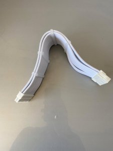 SilverStone SilverStone power supply extension cable SST-PP07E-MBW-V2, 24pin ATX (white, 30cm) 4