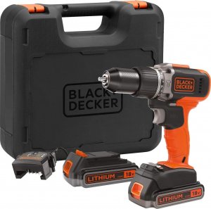 Wiertarko-wkrętarka Black&Decker BCD003ME2K 18 V 2 x akumulator 2.5 Ah 1