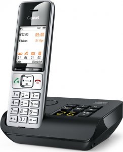 Telefon stacjonarny Gigaset Gigaset COMFORT 500A, analogue telephone (silver/black) 11