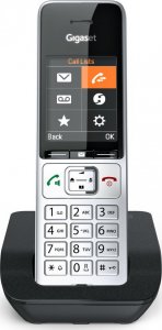 Telefon stacjonarny Gigaset Gigaset COMFORT 500, analogue telephone (silver/black) 1