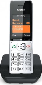 Telefon stacjonarny Gigaset Gigaset COMFORT 500, analogue telephone (silver/black) 2