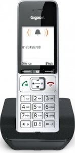 Telefon stacjonarny Gigaset Gigaset COMFORT 500, analogue telephone (silver/black) 4
