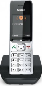 Telefon stacjonarny Gigaset Gigaset COMFORT 500, analogue telephone (silver/black) 6