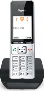 Telefon stacjonarny Gigaset Gigaset COMFORT 500, analogue telephone (silver/black) 7