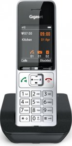 Telefon stacjonarny Gigaset Gigaset COMFORT 500, analogue telephone (silver/black) 10