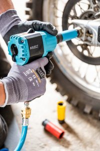 Klucz udarowy Hazet Hazet Twin Turbo impact wrench 9012TT (black/blue, loosening torque 2,200 Nm) 12