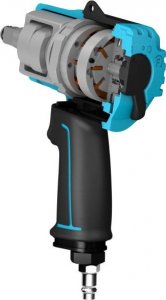 Klucz udarowy Hazet Hazet Twin Turbo impact wrench 9012TT (black/blue, loosening torque 2,200 Nm) 5