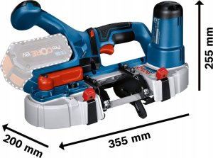 Bosch Akumulatorowa Piła Taśmowa GCB 18V-63 3
