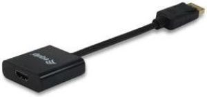 Adapter AV Equip DisplayPort - HDMI czarny (133438) 1