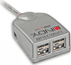 HUB USB Lindy 4x USB-A 2.0 (42998) 2