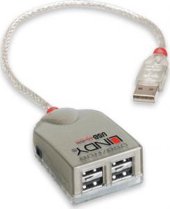 HUB USB Lindy 4x USB-A 2.0 (42998) 1