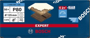 Bosch Bosch Expert C470 sanding sheet, 125mm, K80 multi-hole (50 pieces, for eccentric sanders) 2