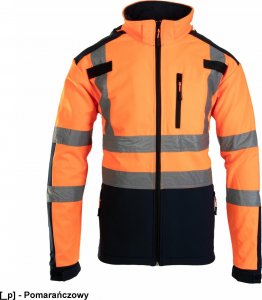 Polstar AFSO - BRIXTON FLASH SOFTSHELL BF005 Z PASAMI ODBLASK. KAT 2 KLASA2 - żółty L 1
