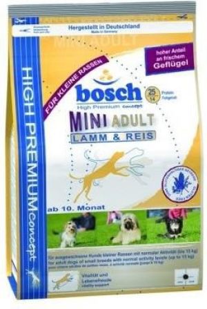 Bosch Tiernahrung Adult Mini Jagnięcina & Ryż - 3 kg 1
