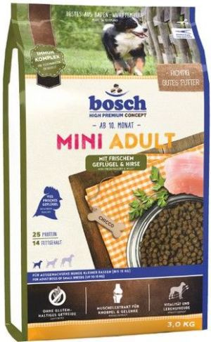 Bosch Tiernahrung Mini Adult Drób & Proso - 3 kg 1