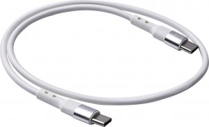 Kabel USB Akyga USB-C - USB-C 0.5 m Biały (AK-USB-39) 1