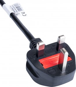 Kabel zasilający Akyga AKYGA Kabel zasilający AK-AG-01A brytyjski CCA BS 1363 Typ G / IEC C13 1.5 m UK 2