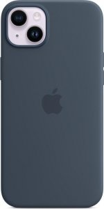 Apple APPLE iPhone 14 Plus Silicone Case with MagSafe - Storm Blue 3